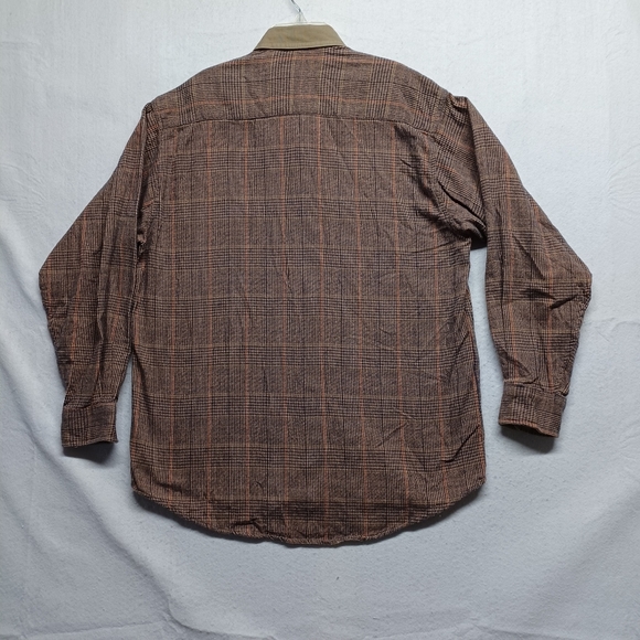 Tango by Max Raab flannel plaid shirt long sleeve Sz M - Picture 2 of 9